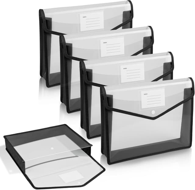 Detalle de AOOSU Carpetas Archivadoras A5 5PCS