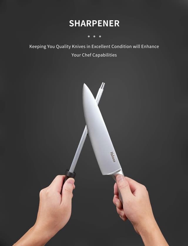 Detalle 2 de Yabano Set Coltelli 16 Pezzi Ceppo Cucina