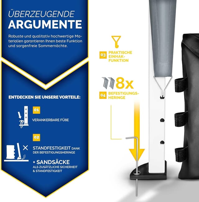 Thumbnail 5 de tillvex Gazebo 3x3m impermeabile