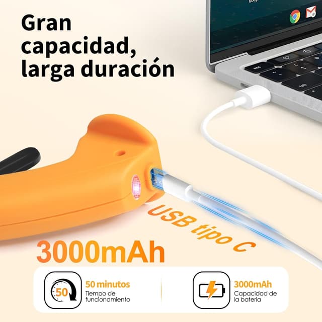 Thumbnail 1 de MAXDONE Pistola Silicona Caliente Inalámbrica 3000mAh