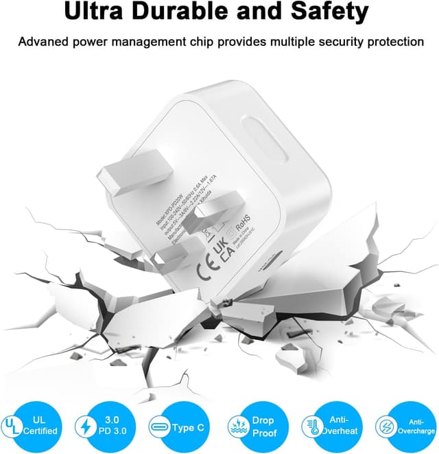 Thumbnail 5 de 20W USB‑C Charger 2 Pack for iPhone 17