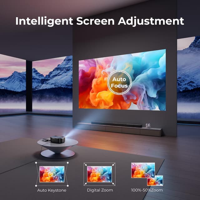 Thumbnail 4 de ELEPHAS 4K Outdoor Smart Projector with Wi‑Fi 📽