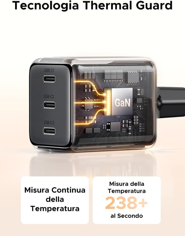 Thumbnail 4 de UGREEN Zapix 30W Caricatore USB-C 3 porte