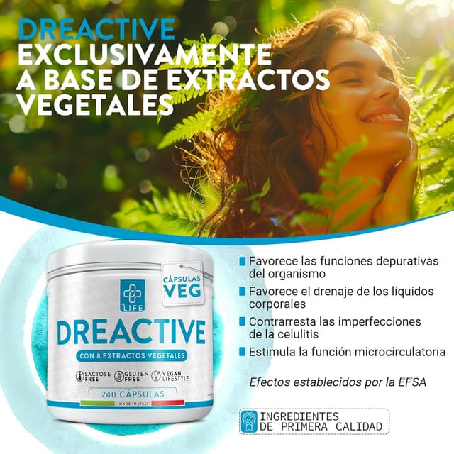 Thumbnail 1 de PiùLife Detox Depurativo 💧 Cápsulas para Retención y Drenaje