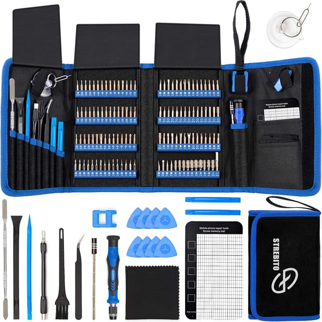 Imagen de STREBITO Electronics Precision Screwdriver Set 142-Piece en OfertitasTOP