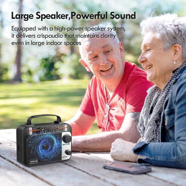 Detalle 2 de Audiocrazy Radio AM/FM multibanda 1800 mAh