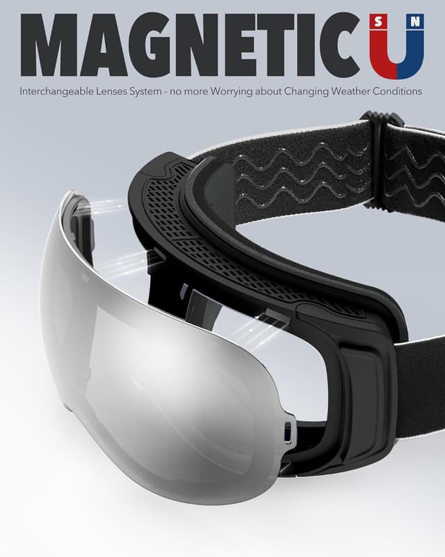 Thumbnail 2 de Findway Magnetic Ski Goggles OTG