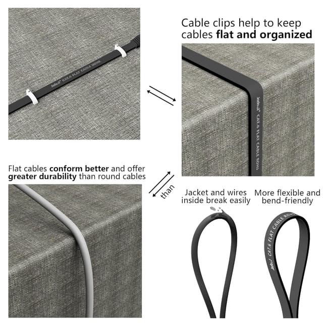 Thumbnail 4 de Cat6 15 ft Ethernet Cable 🔌