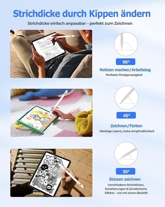 Thumbnail 1 de MYSTILUCK Stift für iPad 9 Stunden