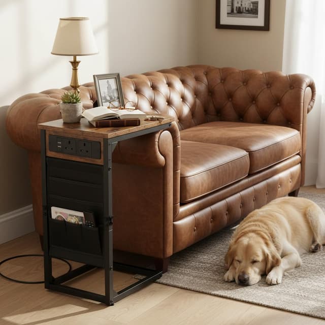 Detalle de AMHANCIBLE C-shaped side table set