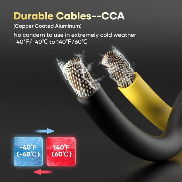 Detalle de AutoChat Heavy Duty Jumper Cables 30 ft