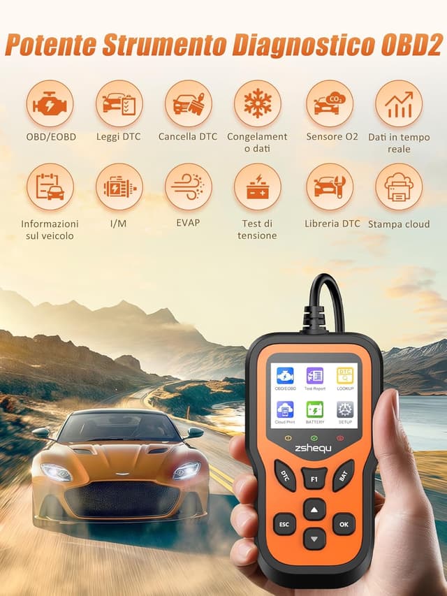 Thumbnail 1 de OBD2 Diagnosi Auto Scanner OBDII 2,4"