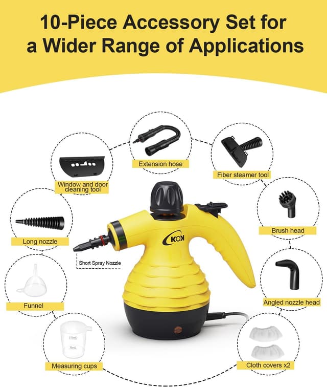 Detalle 2 de KOK Pulitore a vapore portatile 105 ℃