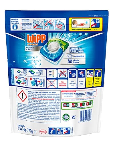 Thumbnail 6 de Wipp Express Power Caps 55 dosis detergente para lavadora