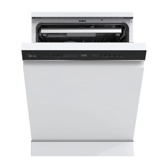Detalle de Midea MDWEF1433DW-WA lavavajillas 14 servicios