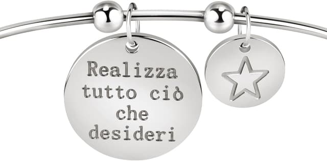 Detalle 2 de Bluespirit Bracciale Good Vibes Acciaio