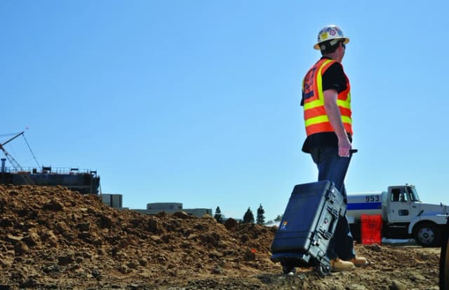Detalle 2 de Pelicase Trolley mit Facheinteilung Peli 1514 Protector Case (TM) in Schwarz