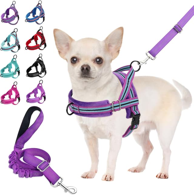 Detalle de SlowTon Hundegeschirr mit Leine – Anti-Zug Sicherheitsgeschirr mit reflektierenden Nähten