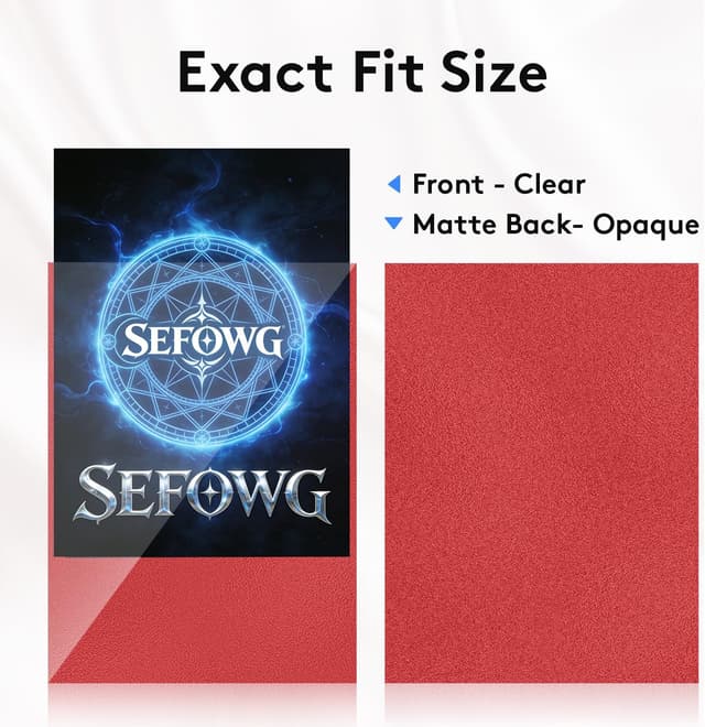 Thumbnail 2 de 600 PCS Card Sleeves for MTG Matte 66x91mm 📇