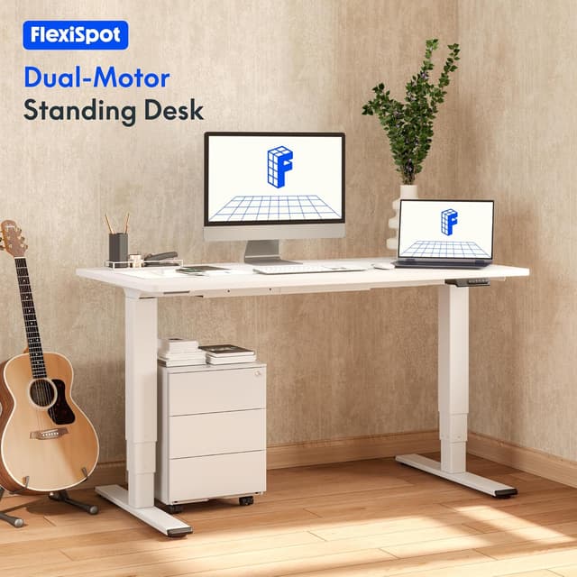 Thumbnail 1 de FLEXISPOT Höhenverstellbares Tischgestell 60–125 cm