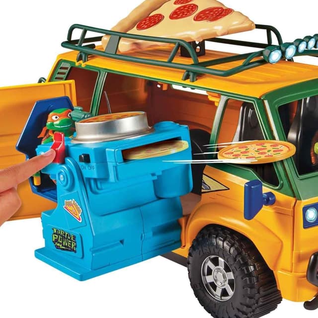 Thumbnail 1 de Tortugas Ninja 🚚 Van de Reparto Pizza Fire TMNT +4 Años