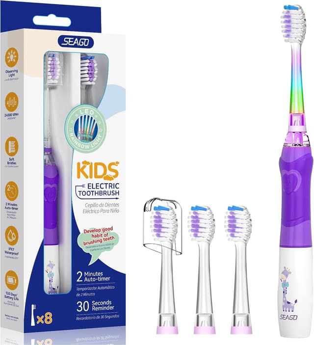 Imagen de Seago SG-977 spazzolino elettrico bambini 24.000 vibrazioni en OfertitasTOP