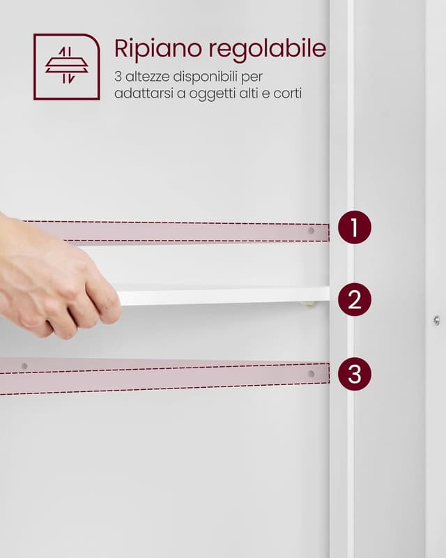 Detalle 2 de Vasagle Angolare BBC844P31, 60 cm