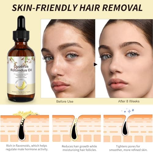 Thumbnail 6 de Tiuedu Cyperus Rotundus Aceite para depilación y reducción del vello (60)