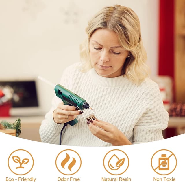 Thumbnail 2 de JelKen Hot Glue Sticks 7mm x 100mm, 100pcs