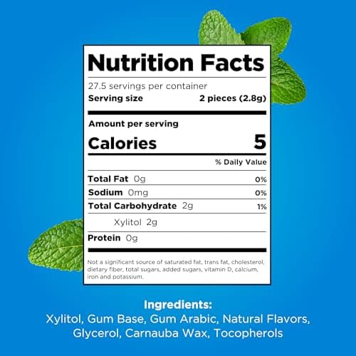 Thumbnail 1 de PUR Gum Chicle peppermint 55 piezas 🍬