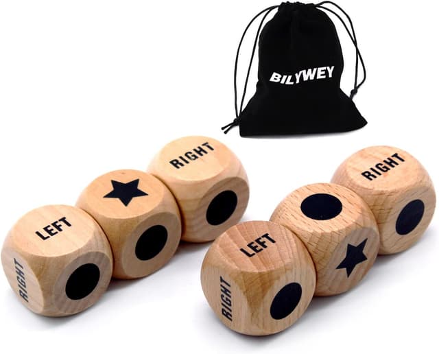 Thumbnail 6 de Bilywey Left Right Center Dice 1-inch set 🎲