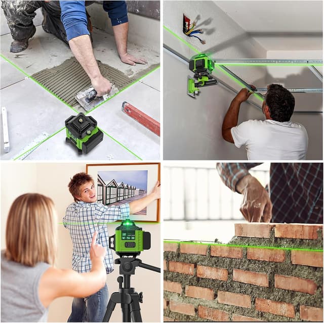 Thumbnail 6 de PONOSEU Livella Laser Verde 4×360°