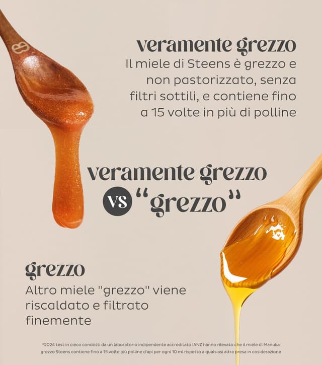 Thumbnail 3 de Steens Miele di Manuka UMF 10+ 500 g 🍯