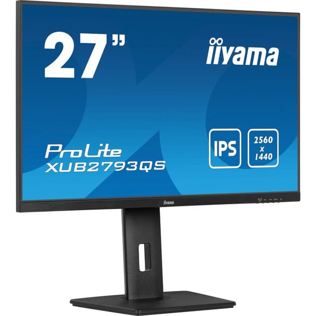 Detalle 2 de iiyama ProLite XUB2793QS-B7 de 27” IPS QHD 100 Hz con AdaptiveSync, altavoces y soporte ajustable en altura