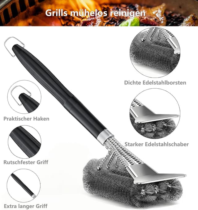 Thumbnail 4 de Grillbürste Edelstahl 45 cm Griff