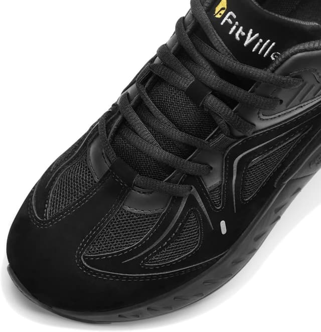 Detalle 2 de FitVille Mens Extra Wide Trainers for Flat Feet