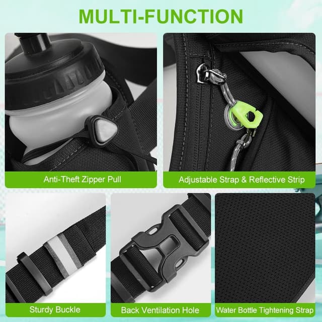 Detalle 2 de Flintronic riñonera para running