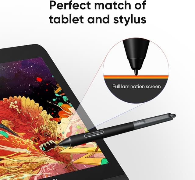 Detalle 2 de XPPen Artist Pro 14 (Gen 2) Graphics Drawing Tablet with 14-inch laminated display and X3 Pro stylus