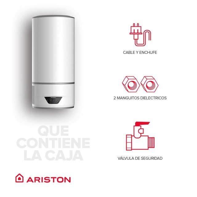 Detalle de Ariston LYDOS HYB aerotermo 100 litros WiFi