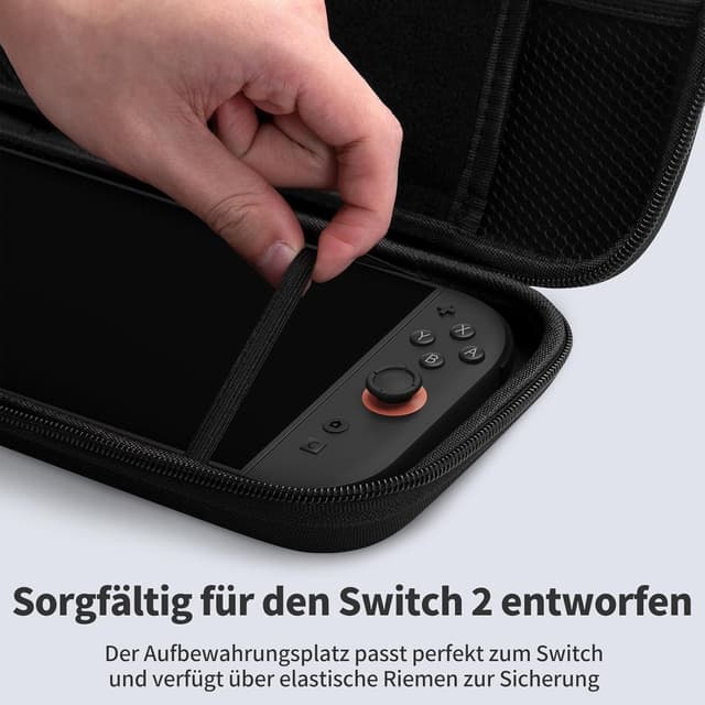 Detalle de PALPOW Pochette Switch 2 rigide avec verre trempé et kit 10 en 1