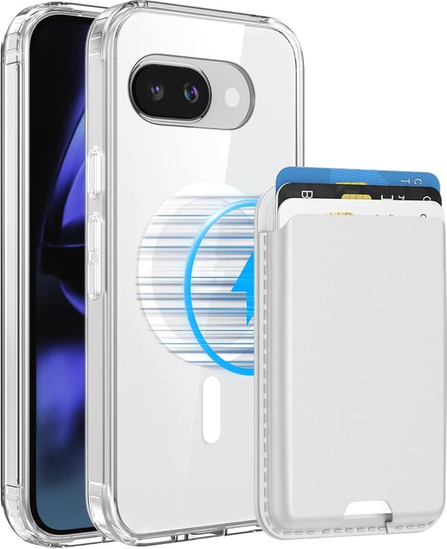 Thumbnail 6 de Magnetic Case for Google Pixel 9A with Detachable Wallet (MagSafe Compatible) — Black