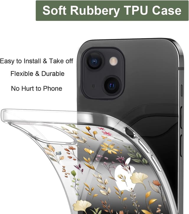 Detalle 2 de Unov iPhone 13 Hülle mit TPU Schutz