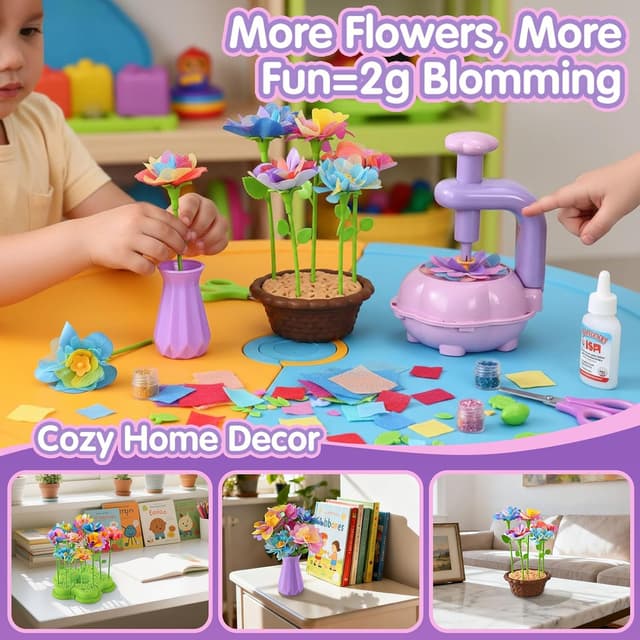 Detalle de BlueSwan Nachfüllset für Blumenpresse mit 108