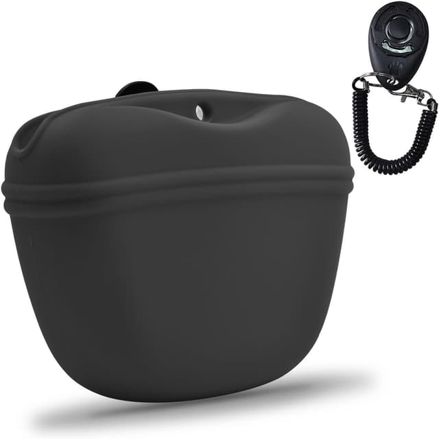 Detalle de AUDWUD dog treat pouch, one hand access