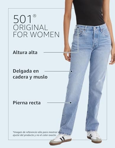 Detalle 2 de Levi's 501 Jeans Mujer 28W 32L Shout Out Stone