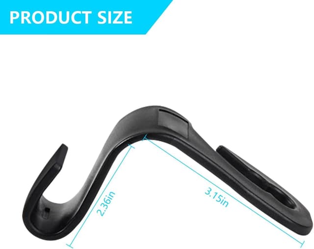 Thumbnail 1 de Mandark 2PCS Car Seat Headrest Hooks