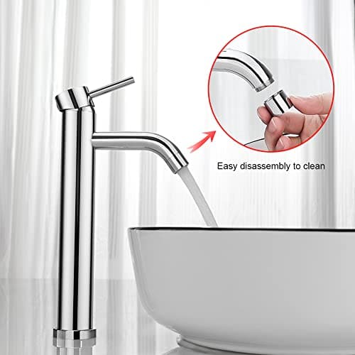 Thumbnail 4 de Ibergrif M11203 Grifo lavabo alto monomando 1; instala fácil 🚰