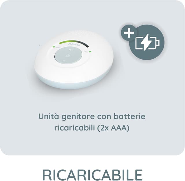 Thumbnail 6 de Alecto DBX110 babyphone audio digitale DECT con VOX e modalità ECO, portata fino a 300 m