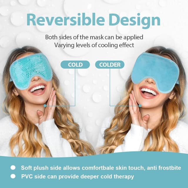 Detalle de NEWGO Cooling Eye Mask 2-pack for puffy eyes 😴