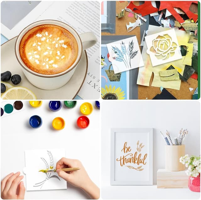 Thumbnail 6 de Ktxaby 13 Pcs Wheat Themed Cookie Stencil Set